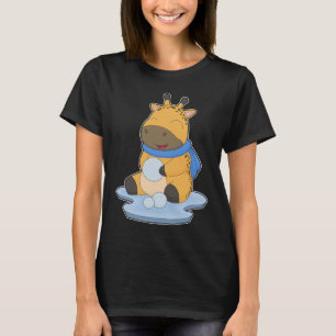 T-shirt Girafe boule de neige