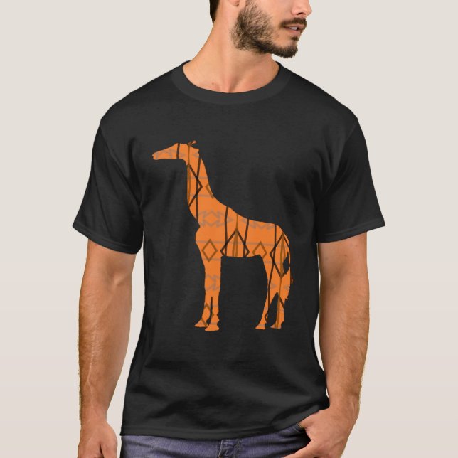 T-shirt girafe Brown (Devant)
