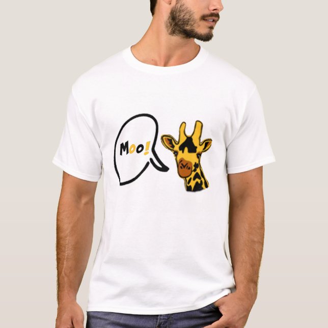 T-shirt Girafe de Mooing ! (Devant)