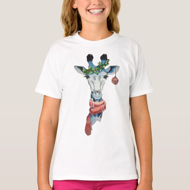 T-shirt Girafe de neige (Devant)