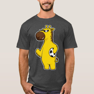 T-shirt Girafe en tant que joueur avec balle 2