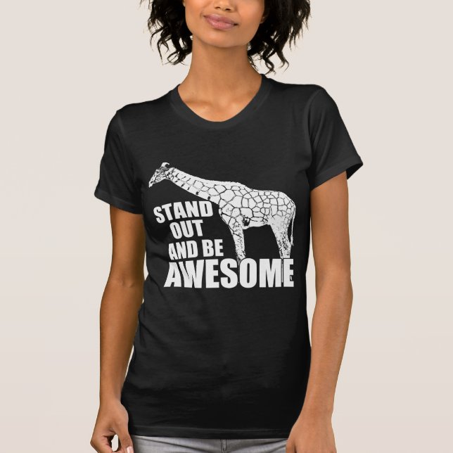 T-shirt Girafe impressionnante (Devant)