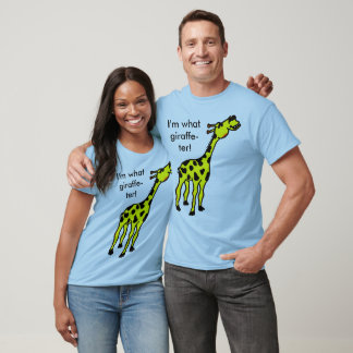 T-shirt girafe, je suis ce girafe-ter !