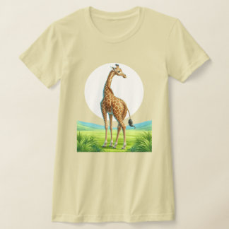 T-shirt girafe magnifique