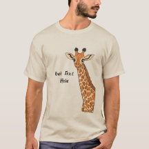Girafe mignonne personnalisée