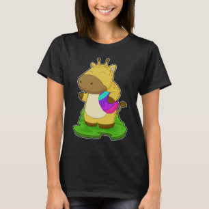T-shirt Girafe œuf de Pâques
