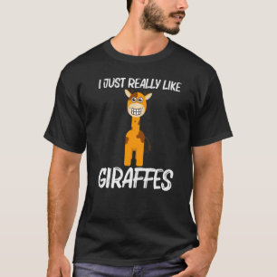T-shirt Girafe Pour Hommes Femmes Safari Animaux Animaux S