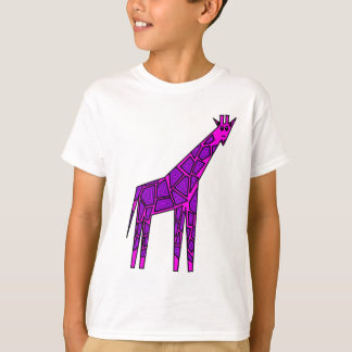 T-shirt Girafe rose