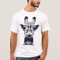 Girafe Vintage et drôle
