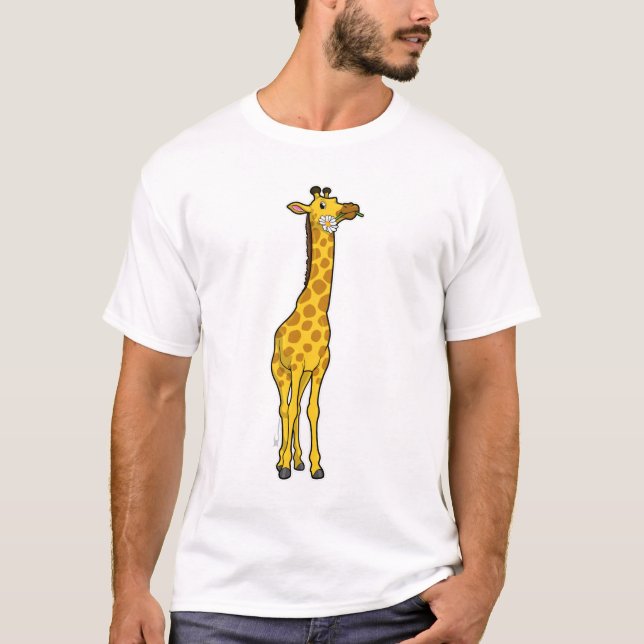 T-shirt Girafe with Daisy (Devant)