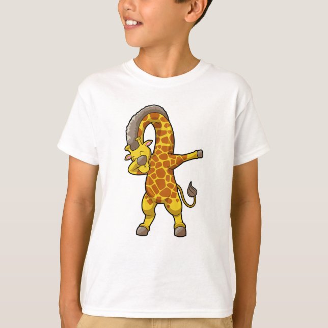 T-shirt Giraffe à Hip hop Dance Dab (Devant)
