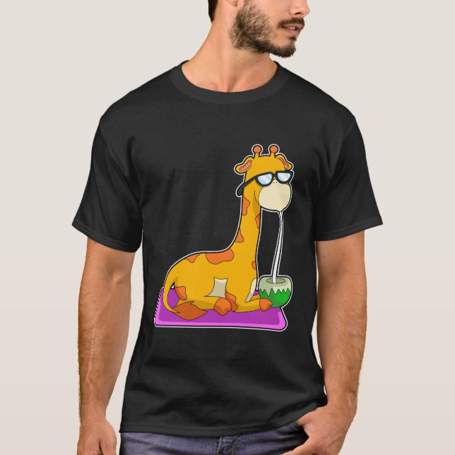 T-shirt Giraffe à la noix de coco (Devant)