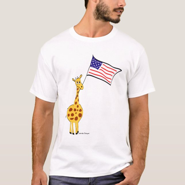 T-shirt Giraffe américaine (Devant)