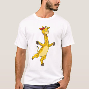 T-shirt Giraffe au ruban