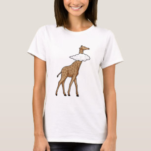 T-shirt Giraffe avec nuage