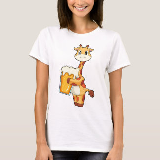 T-shirt Giraffe Beer
