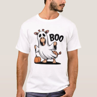 T-shirt Giraffe Boo Halloween Classic T-Shirt_2