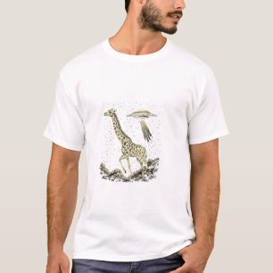 T-shirt Giraffe cosmique drôle Giraffe pour femmes Hommes