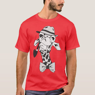 T-shirt Giraffe Détective Avec Tuyau Et Casquette