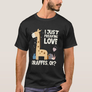 T-shirt Giraffe Drôle Je viens de freiner des Giraffes d'a