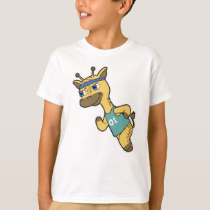 T-shirt Giraffe en Jogger à Running avec Headband