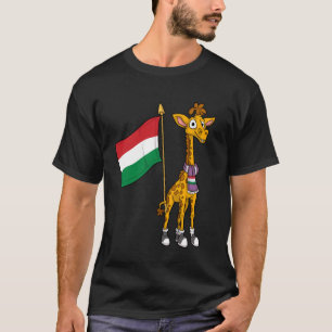 T-shirt Giraffe Hongrie Fan Hongrie