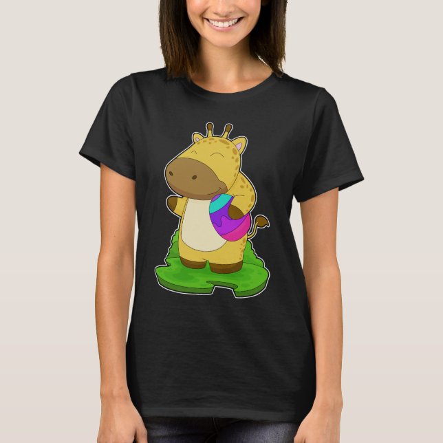 T-shirt Giraffe OEuf de Pâques (Devant)