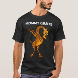 T-shirt Giraffe Pour Femmes Maman Safari Wild Zoo Animal
