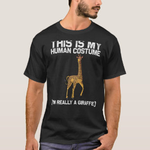 T-shirt Giraffe Pour Hommes Femmes Enfants Ados Giraffe 1