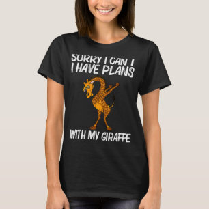 T-shirt Giraffe Pour Hommes Femmes Safari Wild Zoo Animal