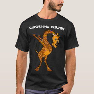 T-shirt Giraffe pour maman Safari Wild Zoo animal