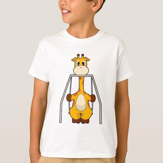 T-shirt Giraffe Swing (Devant)