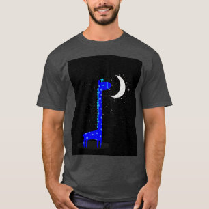 T-shirt Giraffe talking to the Moon Fantasy Sweet dreams K