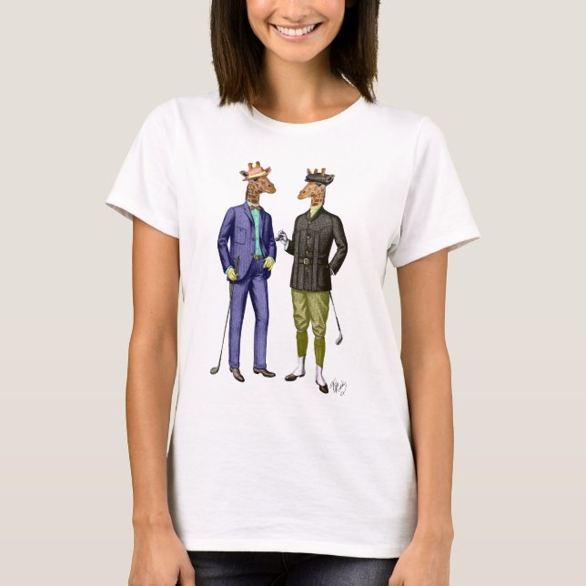 T-shirt Giraffes de golf 2 (Devant)