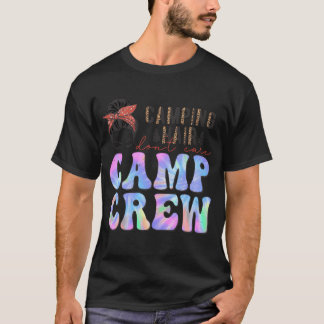 T-shirt Girl Camping Hair Dont Care Camp Crew boy