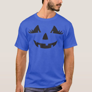 T-shirt Girl JackOLantern TrickOrTreat With Lashes 