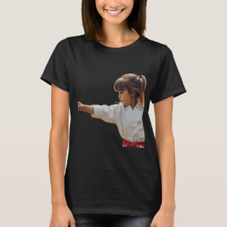 T-shirt girl martial arts
