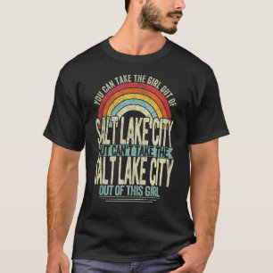 T-shirt Girl Out Of Salt Lake City Utah Hometown Home Salt