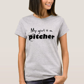 T-shirt Girl Pitcher
