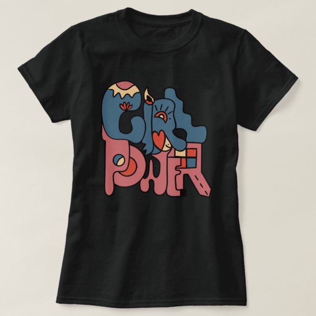 T-shirt Girl Power (Design devant)