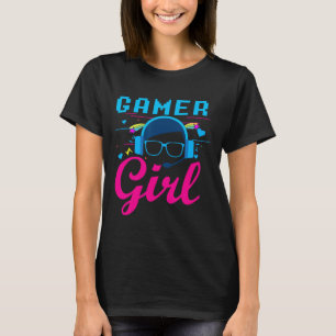 T-shirt Girl Shirt Vidéo Cadeaux De Jeux Pour Femmes Jeu G