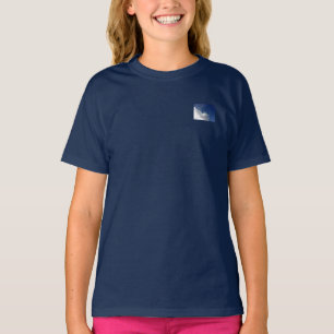 T-SHIRT GIRL'S CLOUD ECO DESIGN STYLE