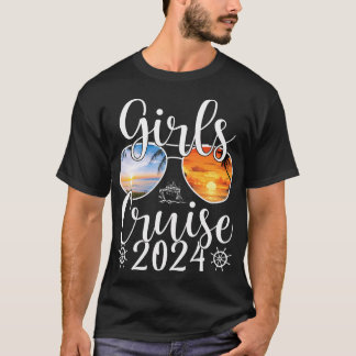 T-shirt Girls Cruise 2024 Girls Cruise Trip 2024 Vacances