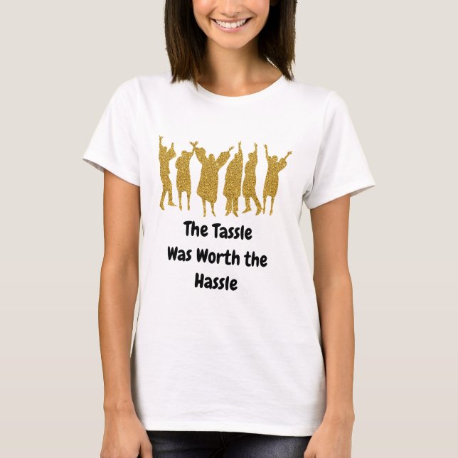T-shirt Girl's Graduation. Graduation Le problème (Devant)