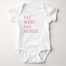 T-Shirt GIRLS PINK LACROSSE COACHES BABY INFANT