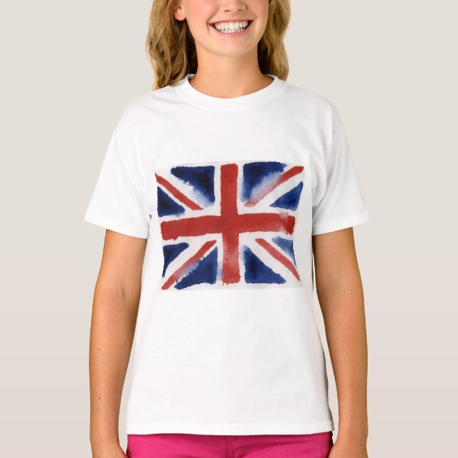 T-shirt Girl's union jack t shirt (Devant)