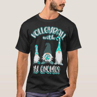 T-shirt Girls Volleyball Gnomes Great nage Player Practice