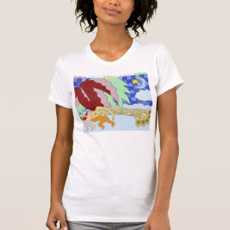 T-shirt girly "repos de beauté "