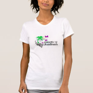 T-shirt Girly vert verdâtre de DS