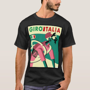 T-shirt Giro D Italia Course Abstraite de vélo lunaire P